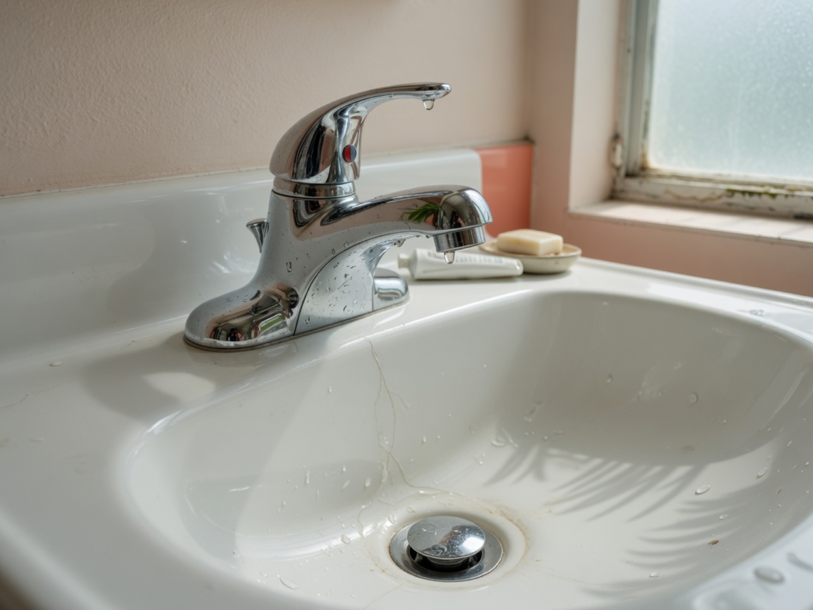 Bathroom faucet in a Miami home